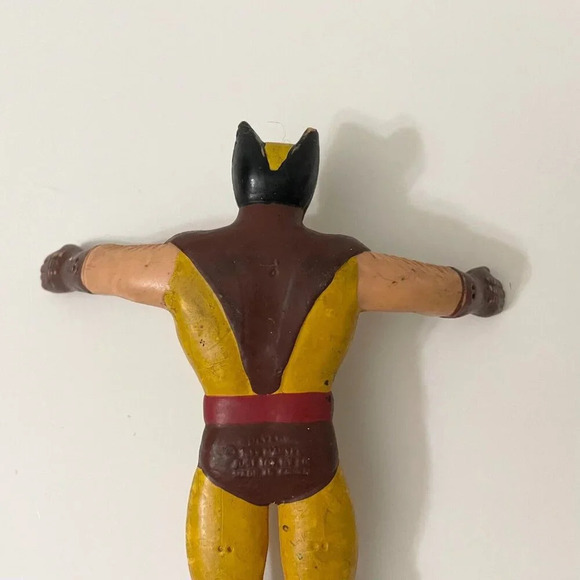 Vtg 1989 Marvel Just Toys Wolverine Bendy Bendems Action Figure XMen Flaws - Picture 9 of 16
